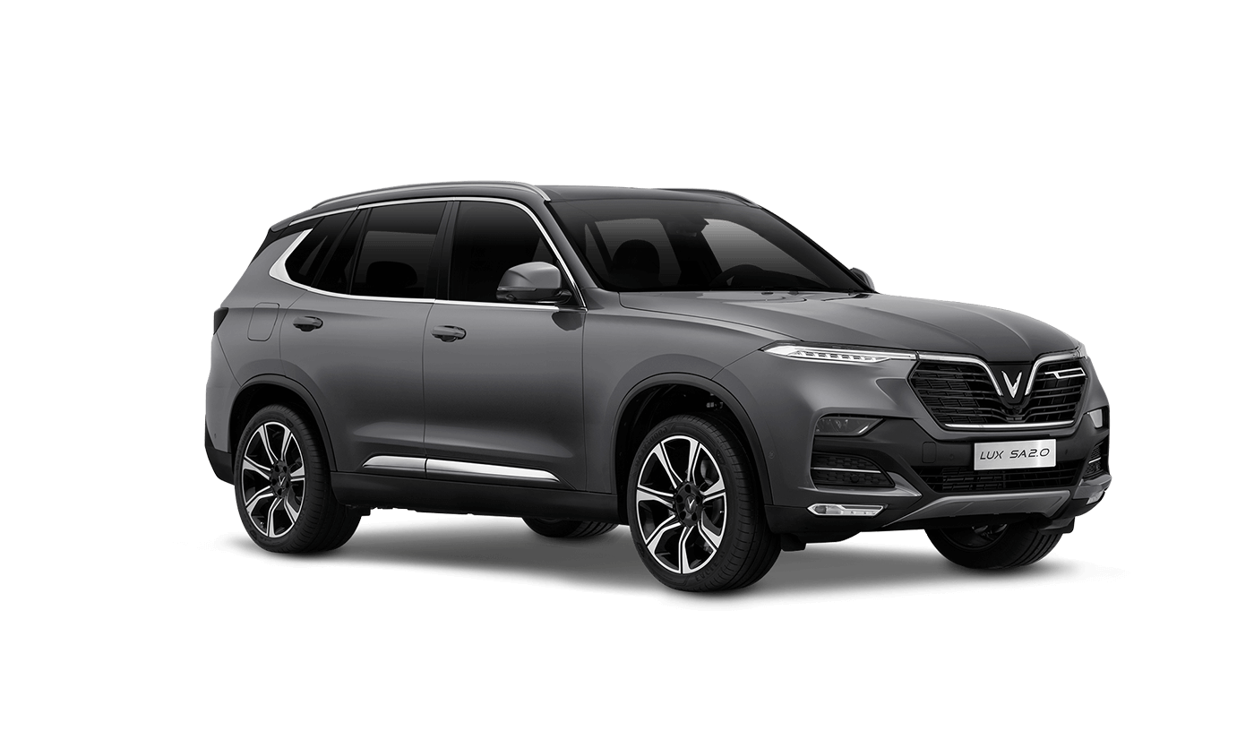 hinh anh gia VinFast Lux SA2.0 ban nang cao plus tra gop mau xam gray