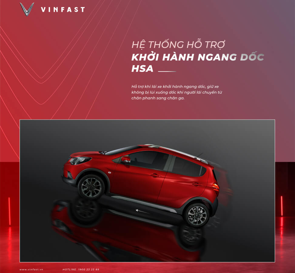 Hinh anh VinFast Fadil An Toan HSA Ho tro khoi hanh ngang doc