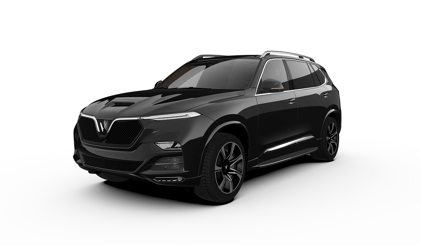 hinh anh gia xe SUV VinFast President dong co V8 mau den Jet black