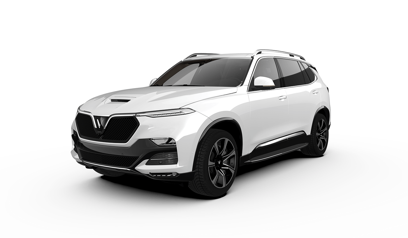 hinh anh xe SUV VinFast President V8 gia xe mau trang white