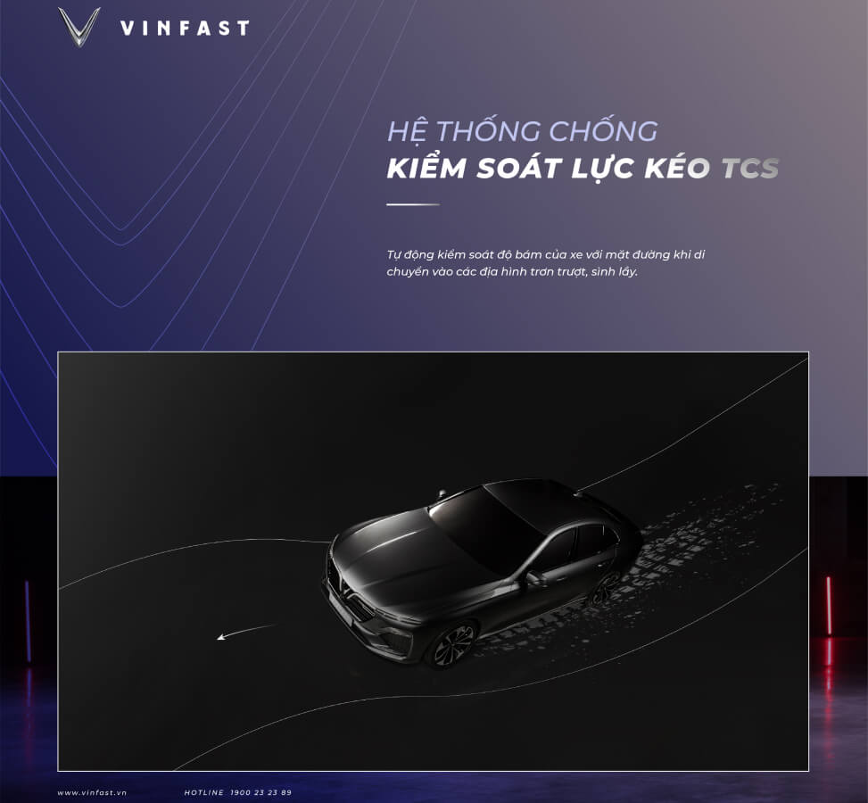 hinh anh an toan cong nghe VinFast Lux A 2.0 TCS he thong kiem soat luc keo